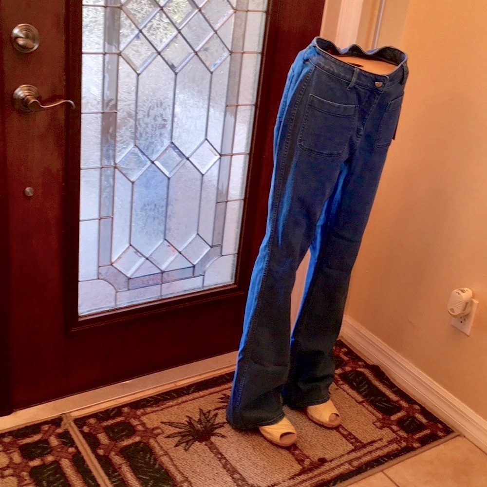 Vince Camuto blue boot cut Jean Pants size 4 - Picture 5 of 10